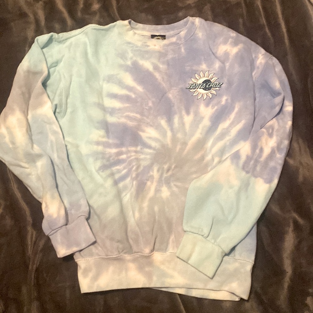 Santa Cruz tie die crewneck